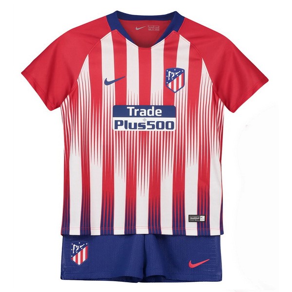 Maillot Football Atlético Madrid Domicile Enfant 2018-19 Marine Rouge